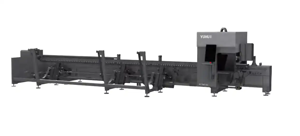 What are the advantages of a fully automated pipe-cutting machine?